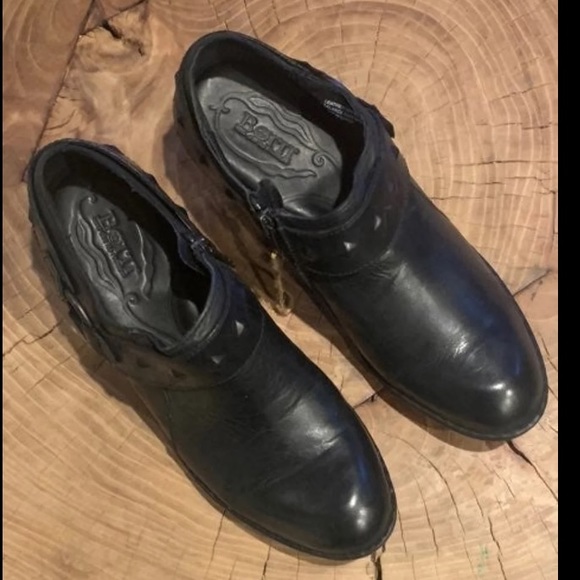 Born Ankle Moto Boot 8 1/2 Black - Picture 3 of 6